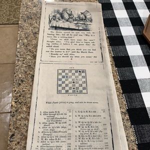 Alice in wonderland scarf